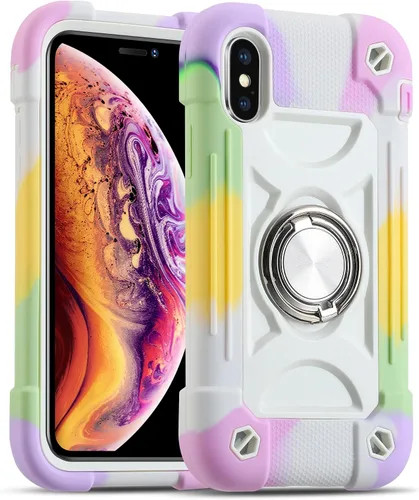 Vista 52 de MARKILL Compatible con iPhone Se3/iPhone Se2, Funda para iPhone 6/6S, Funda para iPhone 7/iPhone 8 de 4.7 Pulgadas con Soporte Anular, Funda