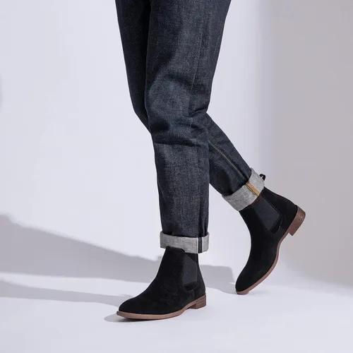 Vista 2 de Jousen Men's Chelsea Boots Casual Ankle Dress Boots for Men