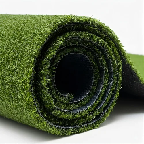 Vista 10 de [Usado] Ottomanson Césped Artificial Turf de 22" x 20' para Interiores y Exteriores, Alfombra de Césped Sintético con Agujeros de Drenaje