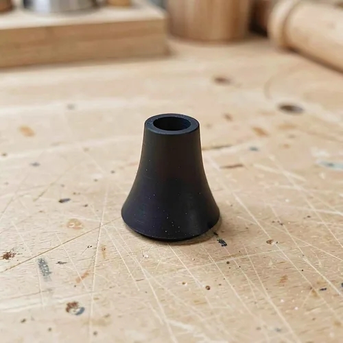 Vista 6 de 3pcs Anti-slip Rubber Drum Foot Covers, Black Percussion Hardware Caps