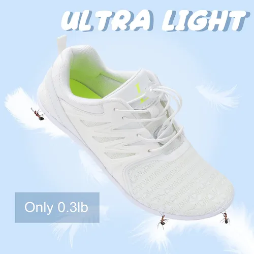 Vista 2 de L-RUN Zapatos de agua para hombre y mujer, zapatos de agua para senderismo, secado rápido, calcetines acuáticos para natación, buceo, caminar