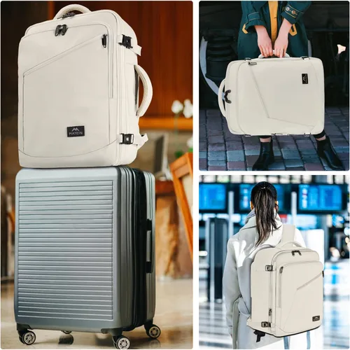 Vista 145 de MATEIN - Mochila de viaje extragrande de 10.56 galones, mochila de viaje ampliable apta para aerolíneas, para viajeros de fin de semana, hombres