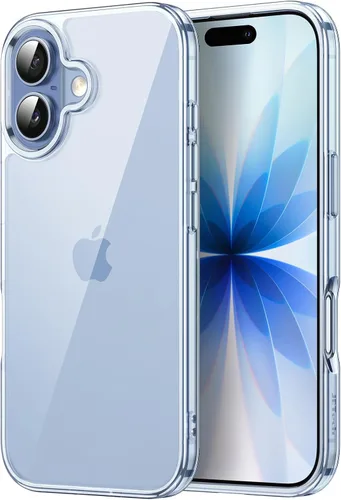 Vista 18 de JETech - Funda para iPhone 17 de 16 cm, cubierta a prueba de golpes, con parte trasera transparente antiarañazos, no se amarilla (negro)