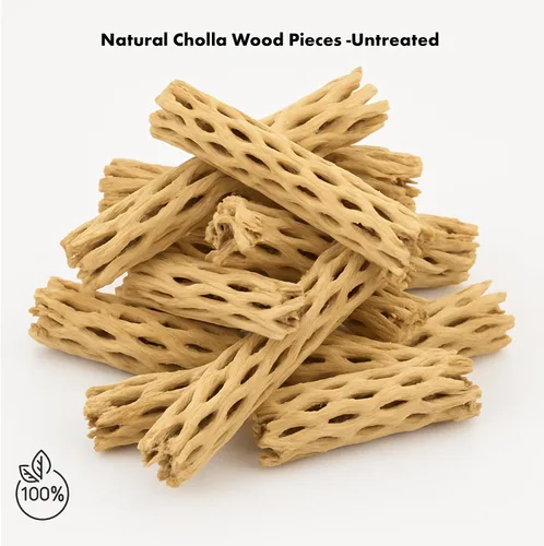 Vista 6 de Koyal Wholesale Ramas de acuario de madera de cholla natural, decoración de plantas de aire, perca de reptil, pieza de madera de cholla sin tratar