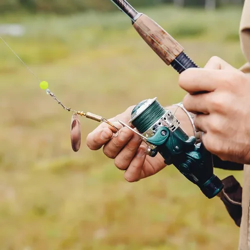 Vista 6 de Cuentas de plástico verde que brillan en la oscuridad, cuentas de goma suave para plataformas de pesca de agua dulce y salada