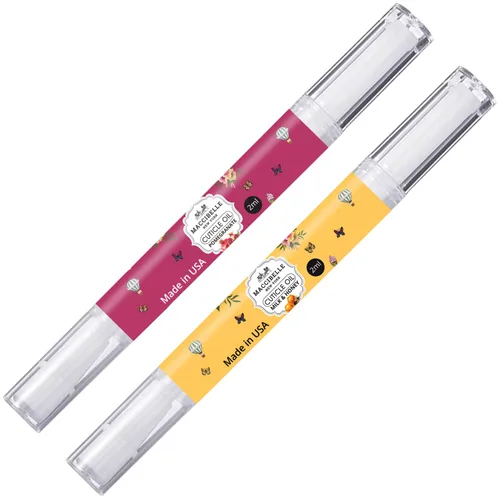 Vista 7 de Bolígrafo de aceite puro para cutículas y uñas, 0.1 fl oz, cura las cutículas secas y agrietadas (limón crujiente)