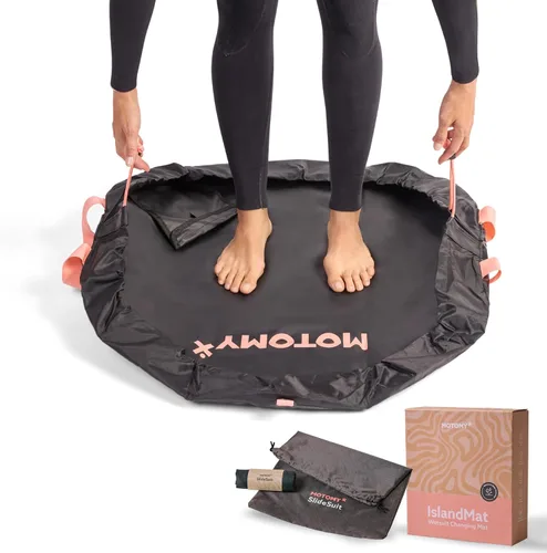 Vista 10 de IslandMat Wetsuit Changing Mat, Waterproof 2-in-1 Surf Bag, Heavy-Duty