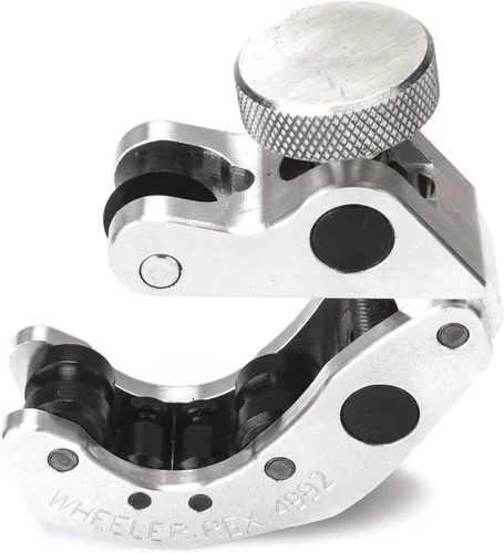 Vista 2 de WHEELER-REX 4992 Cortador de tubos de cuartos cerrados 1/4" - 2-3/8" (rojo)