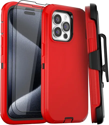 Vista 13 de Funda para iPhone 11 con Clip para Cinturón, Soporte y 2 Protectores de Pantalla, Protección Completa Resistente, Funda a Prueba de Golpes y Caídas