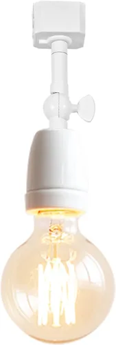 Vista 16 de Paquete de 1 unidad de diseño retro E26/E27 con base de título ajustable, ángulo de título rotado, sistema H, mini iluminación de cabeza de pista