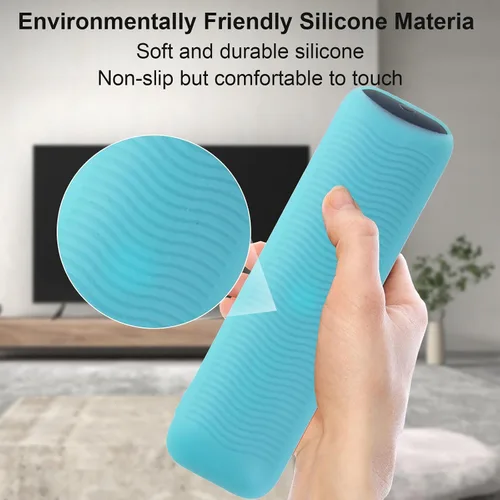 Vista 7 de Paquete de 2 fundas luminosas para control remoto compatibles con Google TV Box 4K Pro 2025, funda a prueba de golpes para control remoto Onn Google