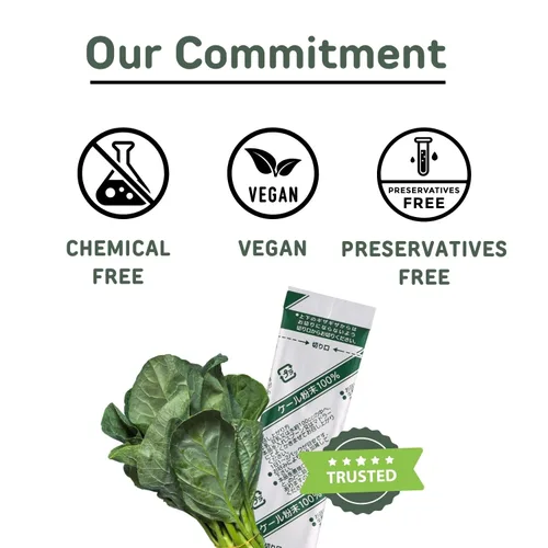 Vista 6 de 山本漢方製薬株式会社 YAMAKAN - Polvo natural de col rizada para batidos y bebidas, jugo verde de col rizada, bebida en polvo de col rizada con fibra