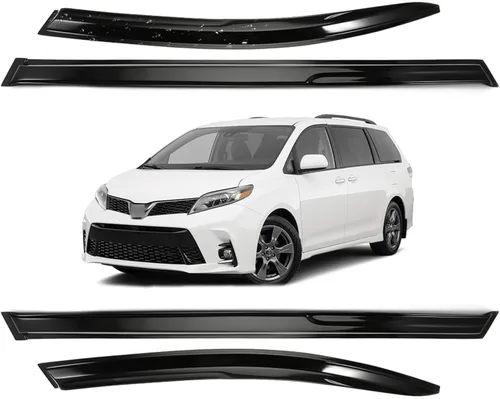Vista 156 de Viseras para ventanas para Mazda 3 Sedán 4 puertas 2004 2005 2006 2007 2008 2009 estilo JDM Mugen, deflector de viento, protector solar y de lluvia