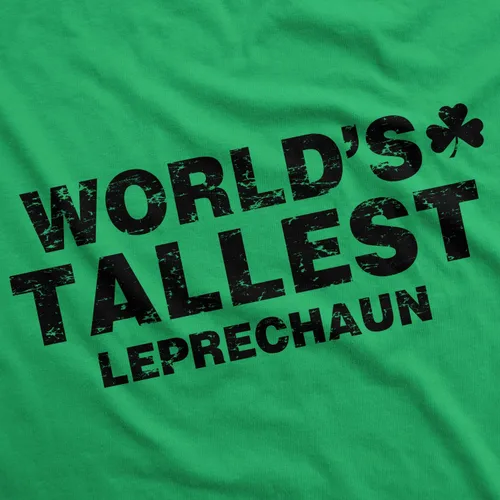 Vista 2 de Worlds Tallest Leprechaun - Sudadera con capucha divertida sarcástica del día de San Patricio, Verde