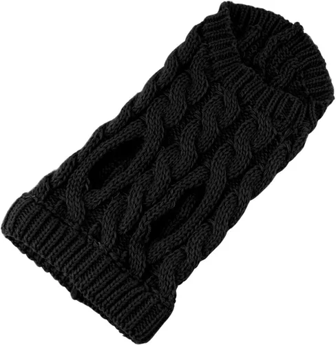 Vista 3 de Winmany Suéter de punto de cuello alto para mascotas, abrigo de invierno, suéter de punto grueso, ropa de ganchillo para perros pequeños y medianos