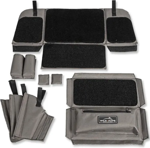 Vista 3 de Wild Hare Shooting Gear Kit organizador de pistola 1-3 para pistola con pistola divisora, munición, arma de fuego, al aire libre, caza, tiro