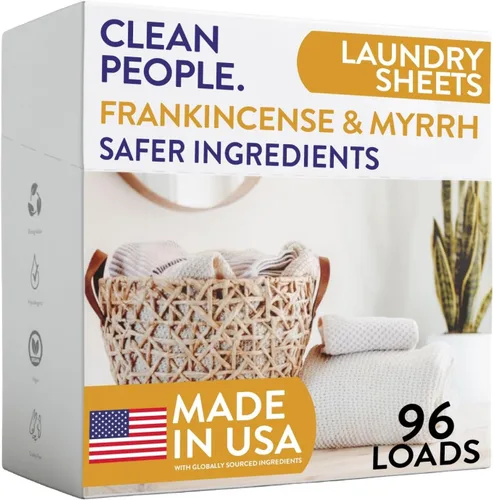 Vista 24 de The Clean People Hojas de detergente para ropa – Jabón de lavandería – Ultra concentrado, embalaje reciclable, combate las manchas – Mañana