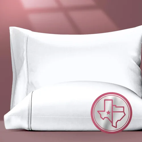 Vista 25 de TEXAS LINEN CO. Fundas de almohada 100% algodón egipcio tamaño Queen – Lujosas fundas de almohada de alta cantidad de hilos de la serie 800