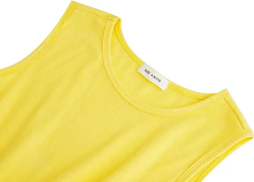 Vista 4 de Bonny Billy Vestidos sin mangas de algodón con estampado floral para niña