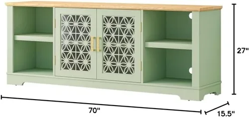 Vista 3 de LIVILAND Soporte para TV de 70 pulgadas para TV de hasta 75 pulgadas - Verde