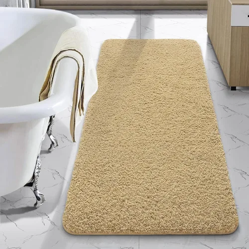 Vista 34 de LOCHAS Alfombra de baño de microfibra antideslizante de 36 x 24 pulgadas Gris