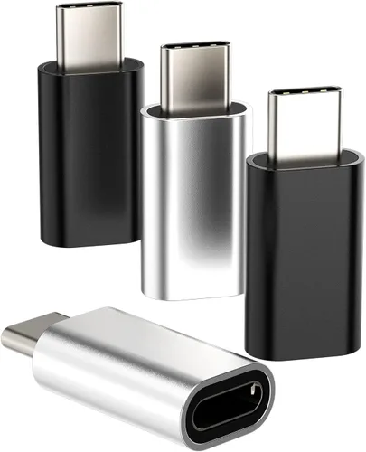 Vista 11 de Paquete de 3 adaptadores Lightning hembra a USB-C macho, tipo de carga para iPhone 11, iPad Pro, Samsung Galaxy S20, Note 10, LG V50, HTC U12, Nexus
