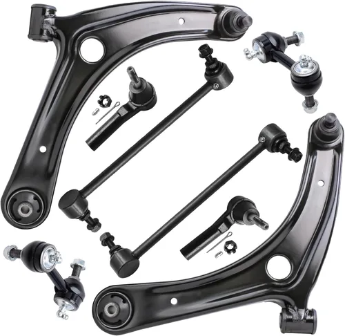 Vista 11 de Detroit Axle - Kit de brazos de control de extremo de 8 piezas para Toyota 2001-2003 Highlander 2002-2003 Camry Lexus ES300, 2 conjuntos de brazos