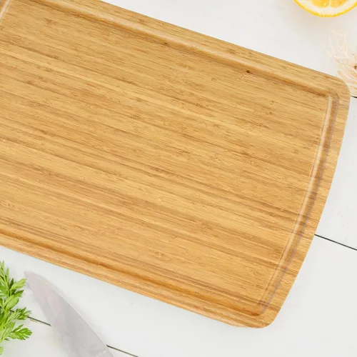 Vista 7 de Fashionwu Tabla de cortar de bambú extragrande de 29.9 in para cocina, tablas de cortar de madera grandes de 30 x 20 pulgadas con ranura para jugos