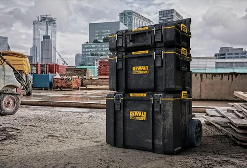 Vista 4 de DEWALT TOUGHSYSTEM 2.0, caja de herramientas grande, 22 pulgadas, capacidad de 110 libras (DWST08300)