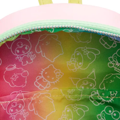 Vista 3 de Loungefly Sanrio Hello Kitty and Friends - Bolso de hombro con doble correa para mujer Multi