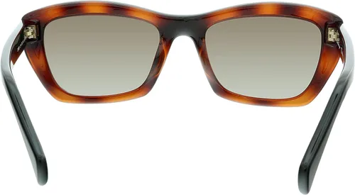 Vista 4 de Salvatore Ferragamo SF958S 214 Tortoise - Gafas de sol rectangulares para mujer, Carey