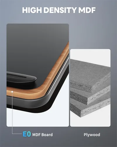 Vista 7 de Mesa para portátil para cama con ventilador de enfriamiento, SAIJI Soporte para portátil ajustable en altura y ángulo para cama, mesa para portátil