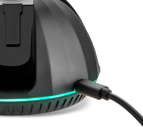 Vista 5 de Base de carga para 4 controladores, compatible con 4 controladores Joy-Con Nintendo Switch (negro)