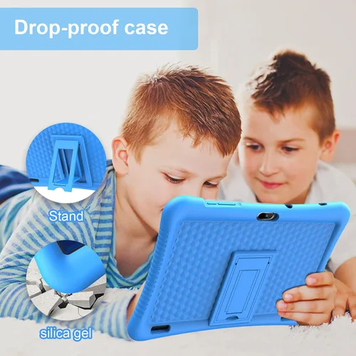 Vista 5 de Tableta para niños de 10 pulgadas Android 13 con estuche a prueba de golpes, Quad-Core 32GB, 512GB ampliable, control parental, aplicaciones