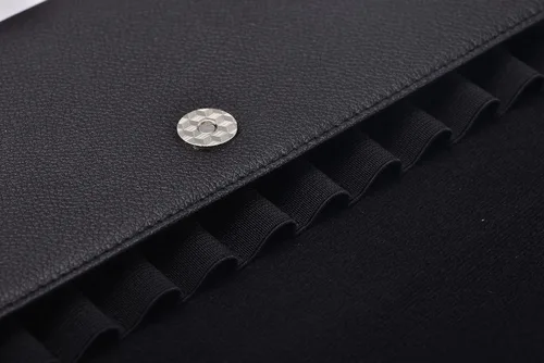 Vista 7 de Lanxivi Estuche para pluma estilográfica Negro Gris Café Estilo PU Cuero 48 12