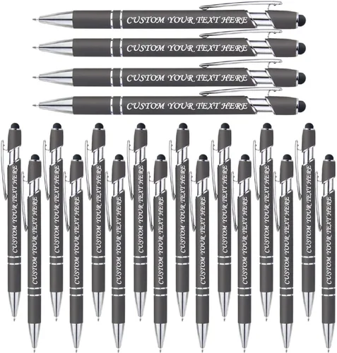 Vista 130 de VectWaby - Bolígrafos personalizados a granel, bolígrafo grabado con nombre, logotipo, lápiz capacitivo para pantallas táctiles, a granel
