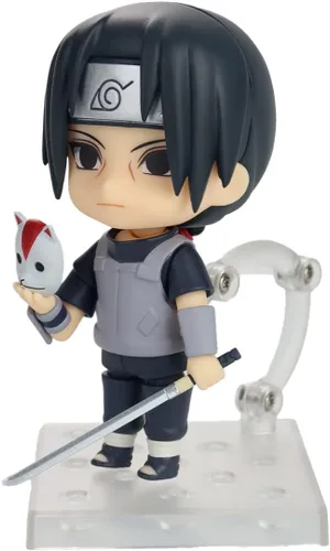 Vista 3 de Good Smile Naruto Shippuden: Itachi Uchiha (versión Black Ops) Nendoroid Figura de acción multicolor