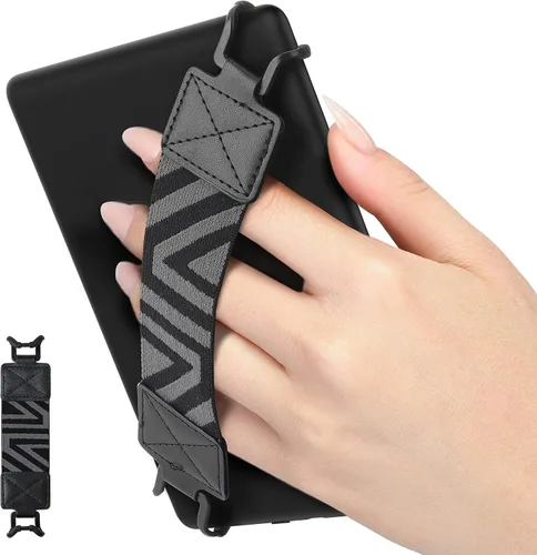 Vista 35 de MoKo Correa de mano de seguridad para tablet Kindle eReaderFire de 6 a 8 pulgadas, Kindle/Kobo/Voyaga/Lenovo/Sony E-Book Tablet, correa de mano