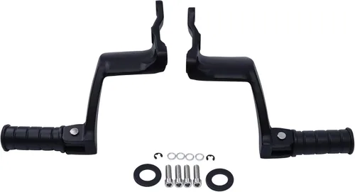 Vista 6 de TCT-MOTORPARTS Estriberas de pasajero Pedales Reposapiés de montaje para Boardwalk High Ball Victory Vegas Gunner Highball Kingpin Boardwalk Negro