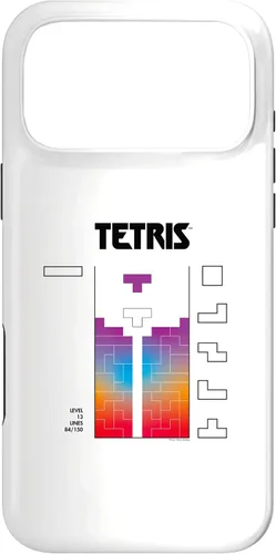 Vista 22 de Tetris Funda de arte de juego de color fundido para iPhone 17