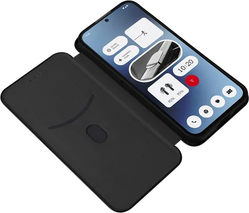 Vista 3 de bojioderf Funda compatible con Nothing Phone 1, compatible con Nothing Phone One (A063), soporte para tarjetas, función atril y cierre magnético