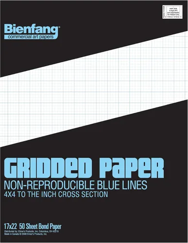 Vista 13 de Bienfang Designer Grid - Bloc de papel cuadriculado, sección cruzada de 10x10, 8.5 x 11 pulgadas, 50 hojas Sección transversal 10x10
