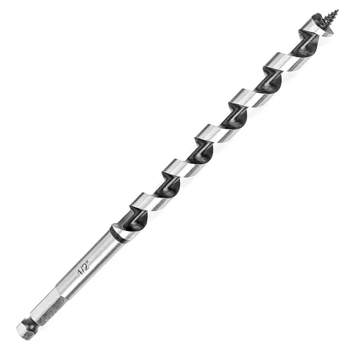 Vista 12 de Broca de taladro de 1-1/2 pulgadas x 9 pulgadas para madera, vástago hexagonal de 1-1/2 pulgadas, broca larga para madera suave y dura, plástico