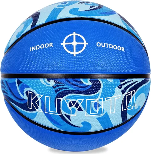 Vista 14 de KUYOTQ Baloncesto para Niños Pequeños Jóvenes Adultos Talla (3~7) Baloncesto de Goma Engrosada o Cuero Pequeño Mini Baloncesto Tacto Suave