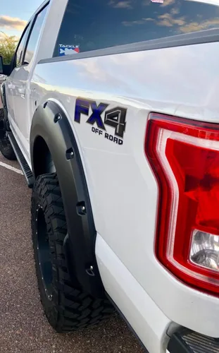 Vista 3 de FX4 - Adhesivo de repuesto para Ford F150 (2015-2020), color azul, FBLU (juego de 2)