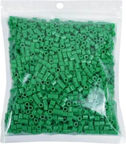 Vista 20 de Fuse Beads - 2000 cuentas de hierro fundido negro de 0.197 in, compatibles con Perler y Hama
