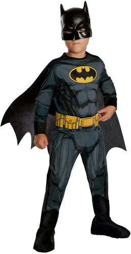 Vista 3 de Rubie's Costume 630856-M Disfraz de Batman de Dc Comics para niños, mediano, multicolor