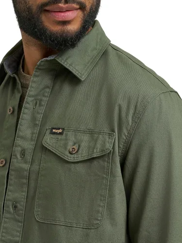 Vista 5 de Wrangler Camisa de manga larga para hombre Tomillo (Sarga)