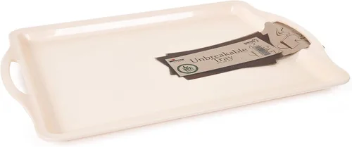 Vista 10 de Mintra Home Bandeja de servir duradera (1 unidad, verde) – Plato con asa de 14 pulgadas 'verde