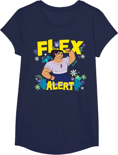 Vista 24 de Disney Encanto Luisa Madrigal Flex Alert Camiseta, Negro